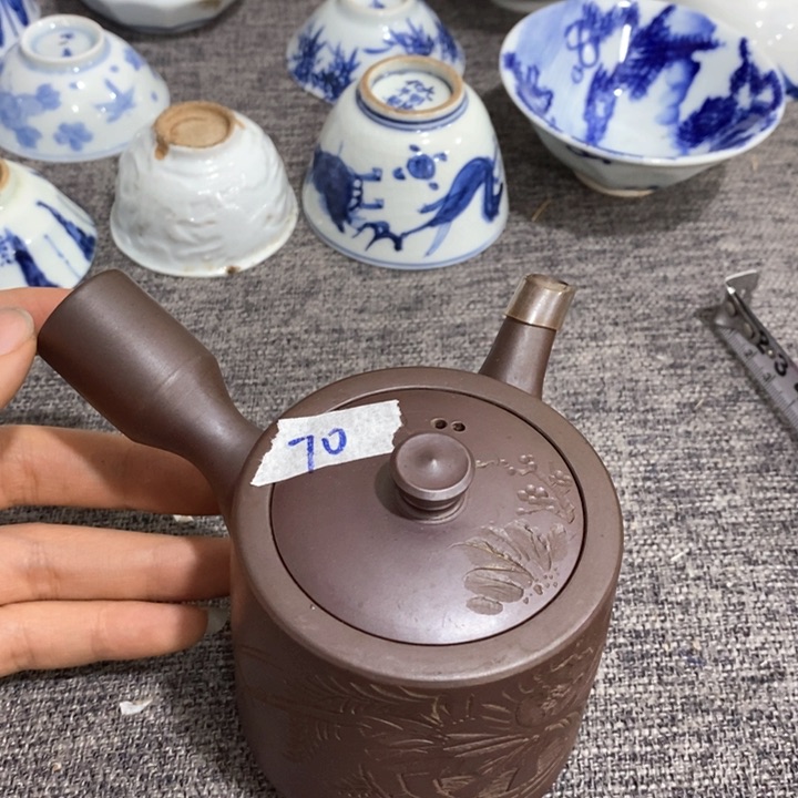 紫砂茶杯非常漂亮好看的碗