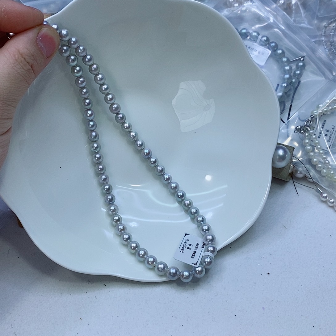海水珍珠颈饰银S925镶嵌