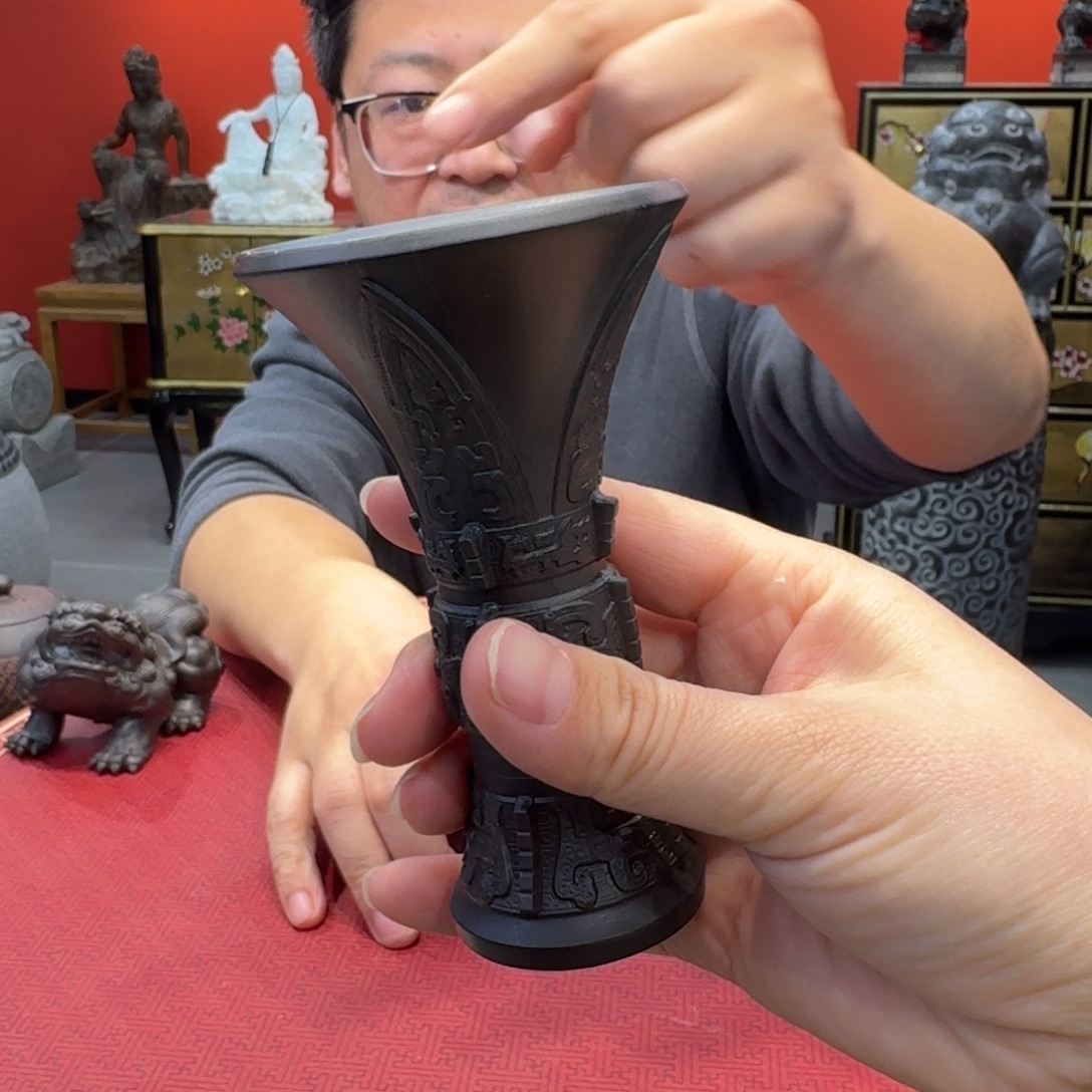 石材晋錾石雕手工雕刻摆件