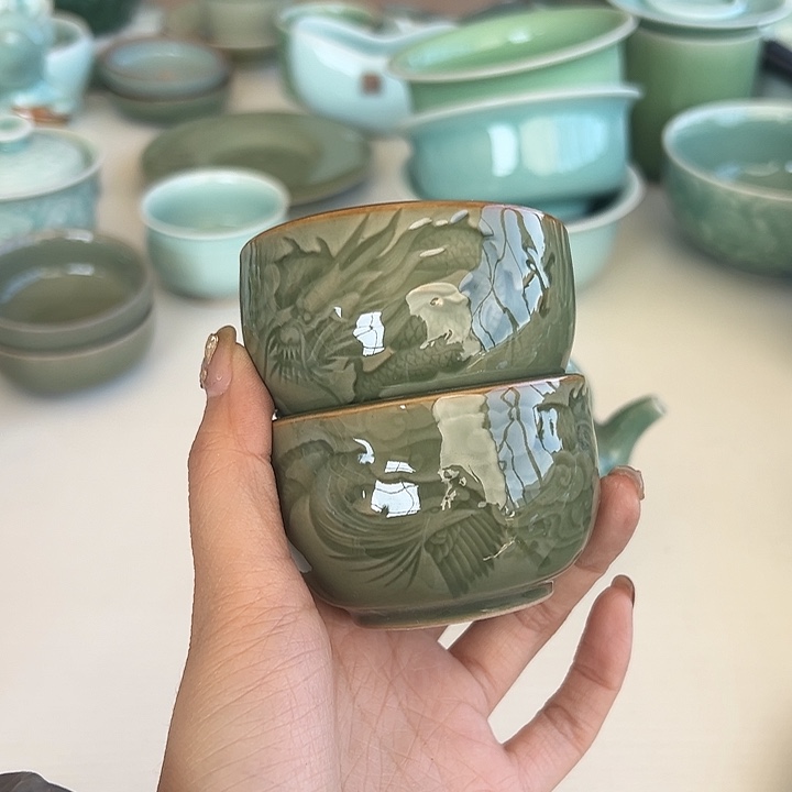 小米茶器龙泉青瓷
