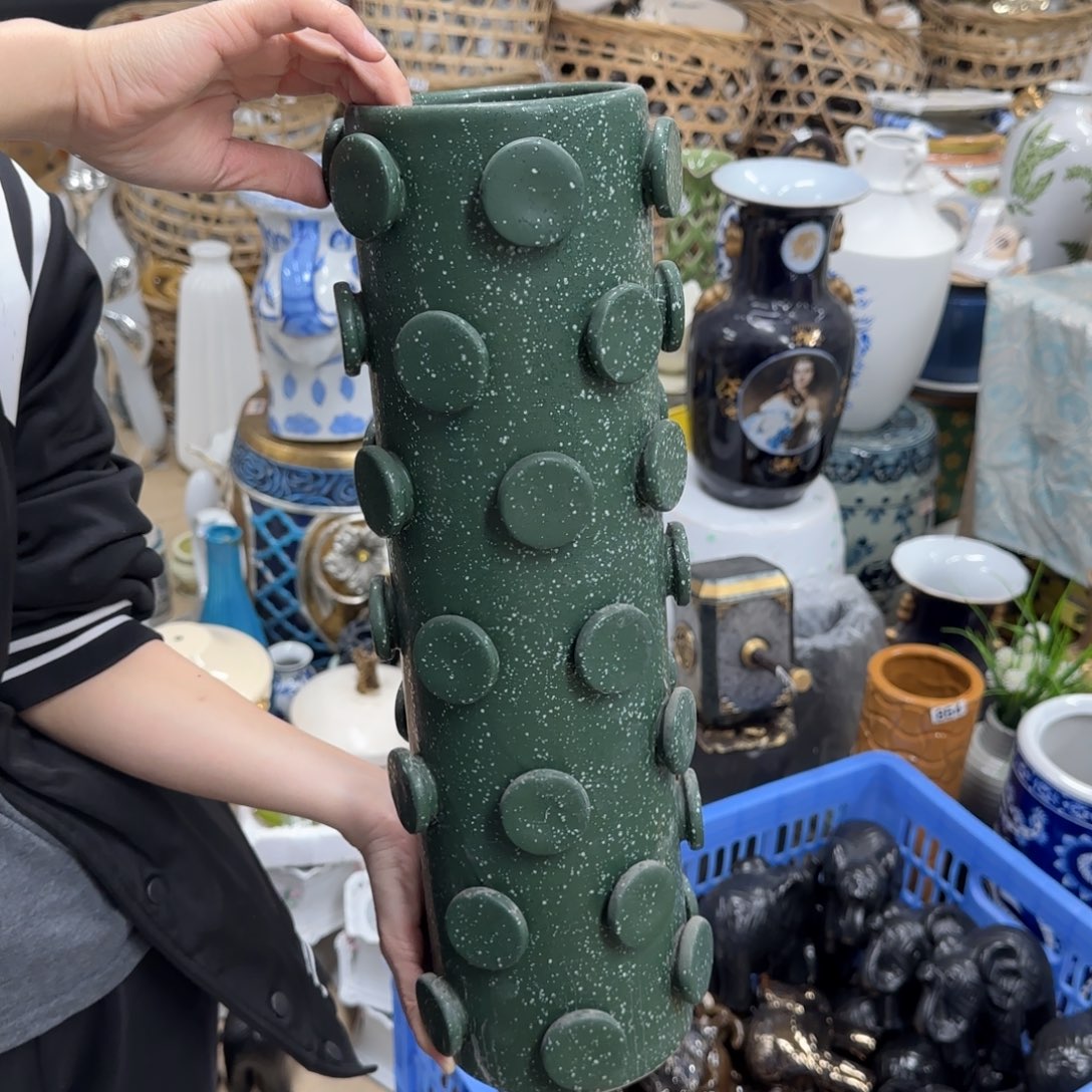 瓷片陶瓷工艺花瓶摆件