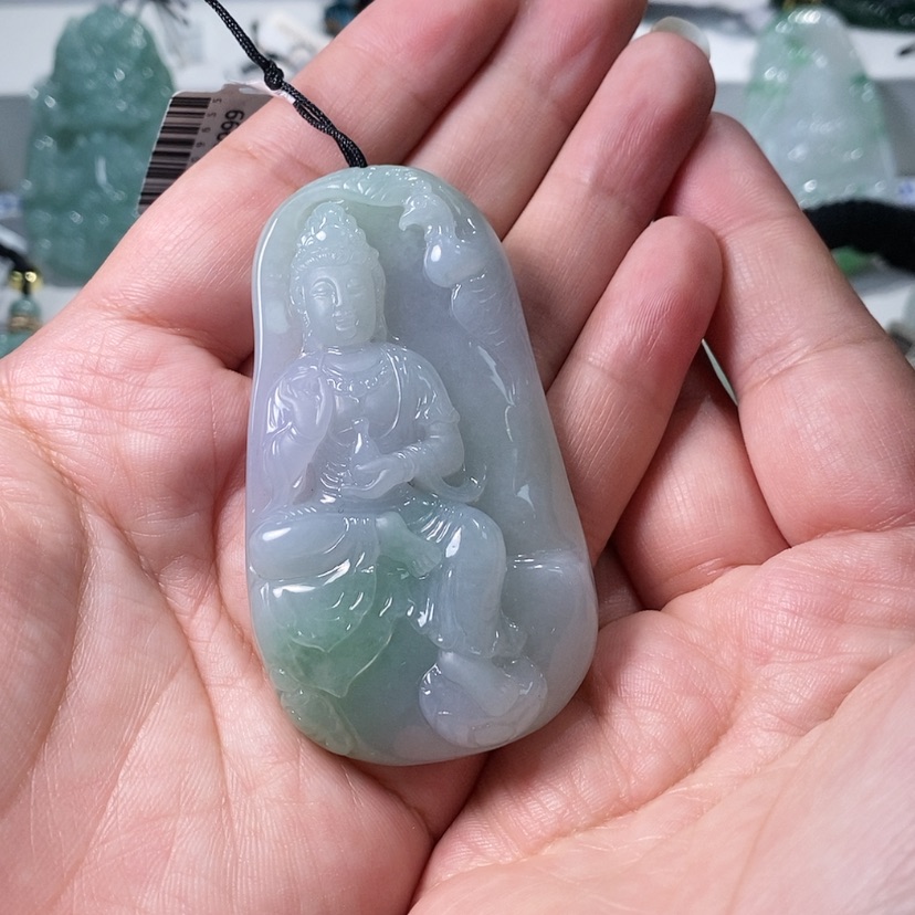 【闪购商品】翡翠颈饰未镶嵌肚*哥。