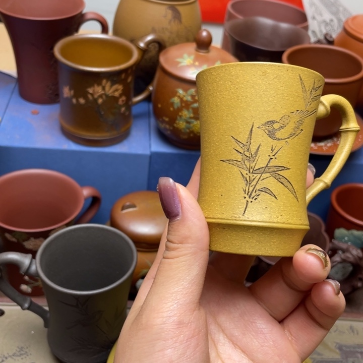 紫砂茶杯紫砂主人杯