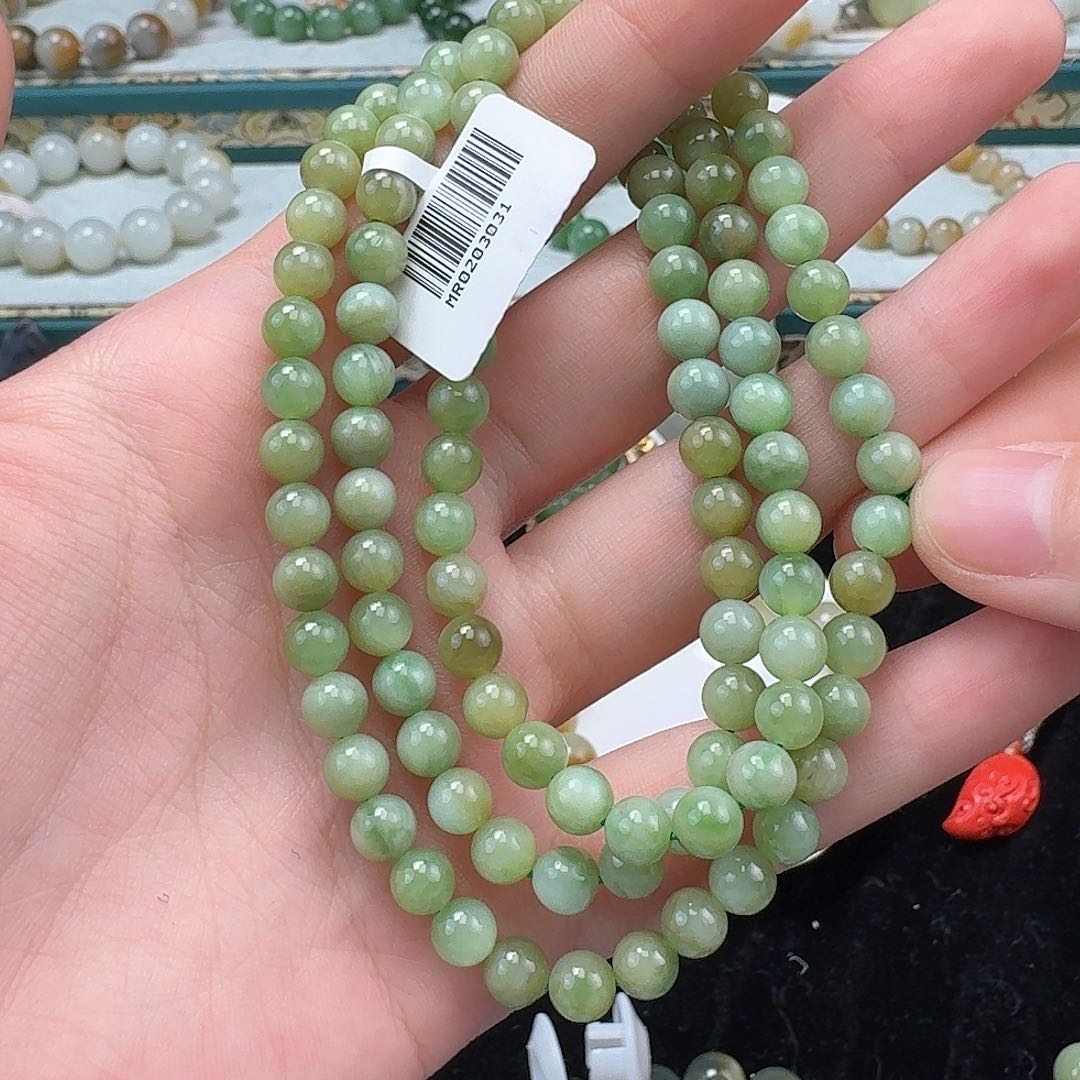 和田玉手串未镶嵌