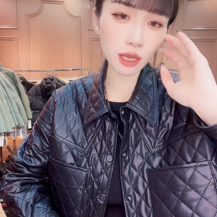 115……125斤皮外套棉