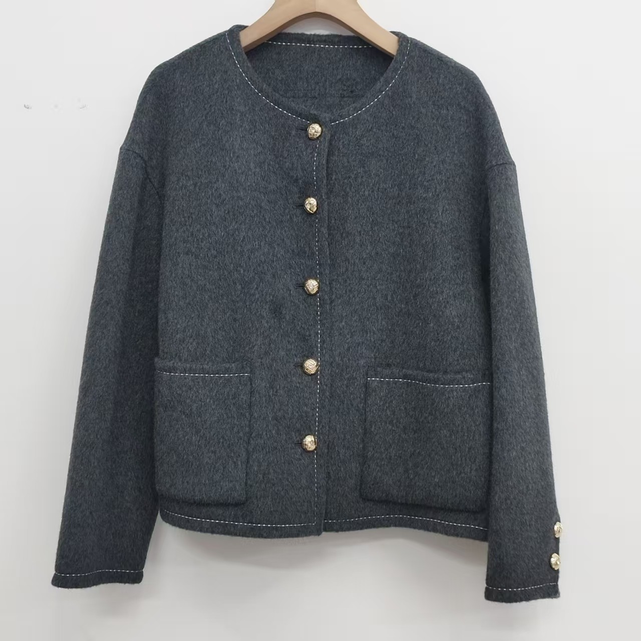 【设计师款】女士秋冬长袖上衣休闲时尚小衫1457