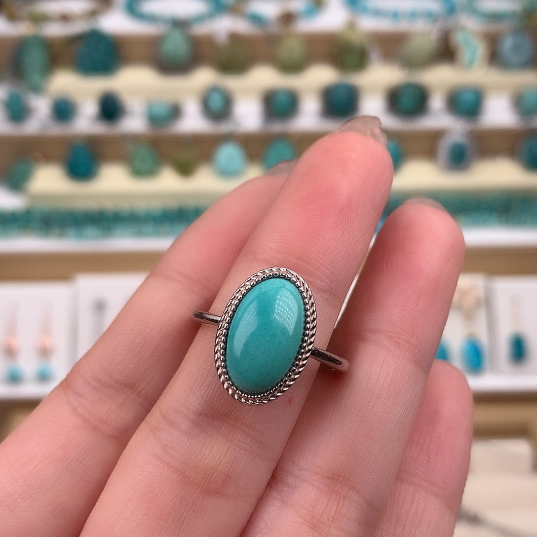 绿松石未镶嵌戒指