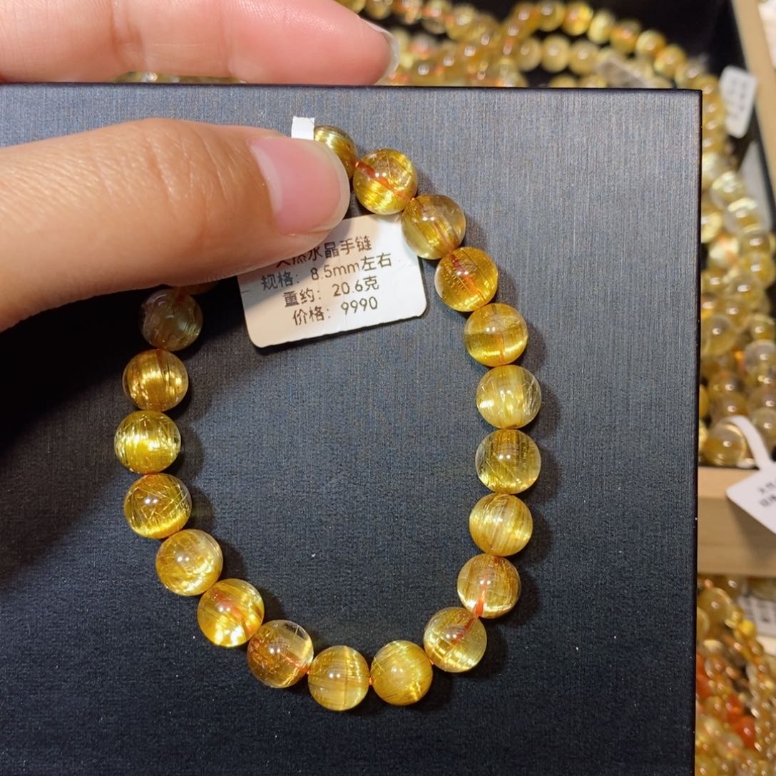 水晶手链未镶嵌7**?手链8.5mm