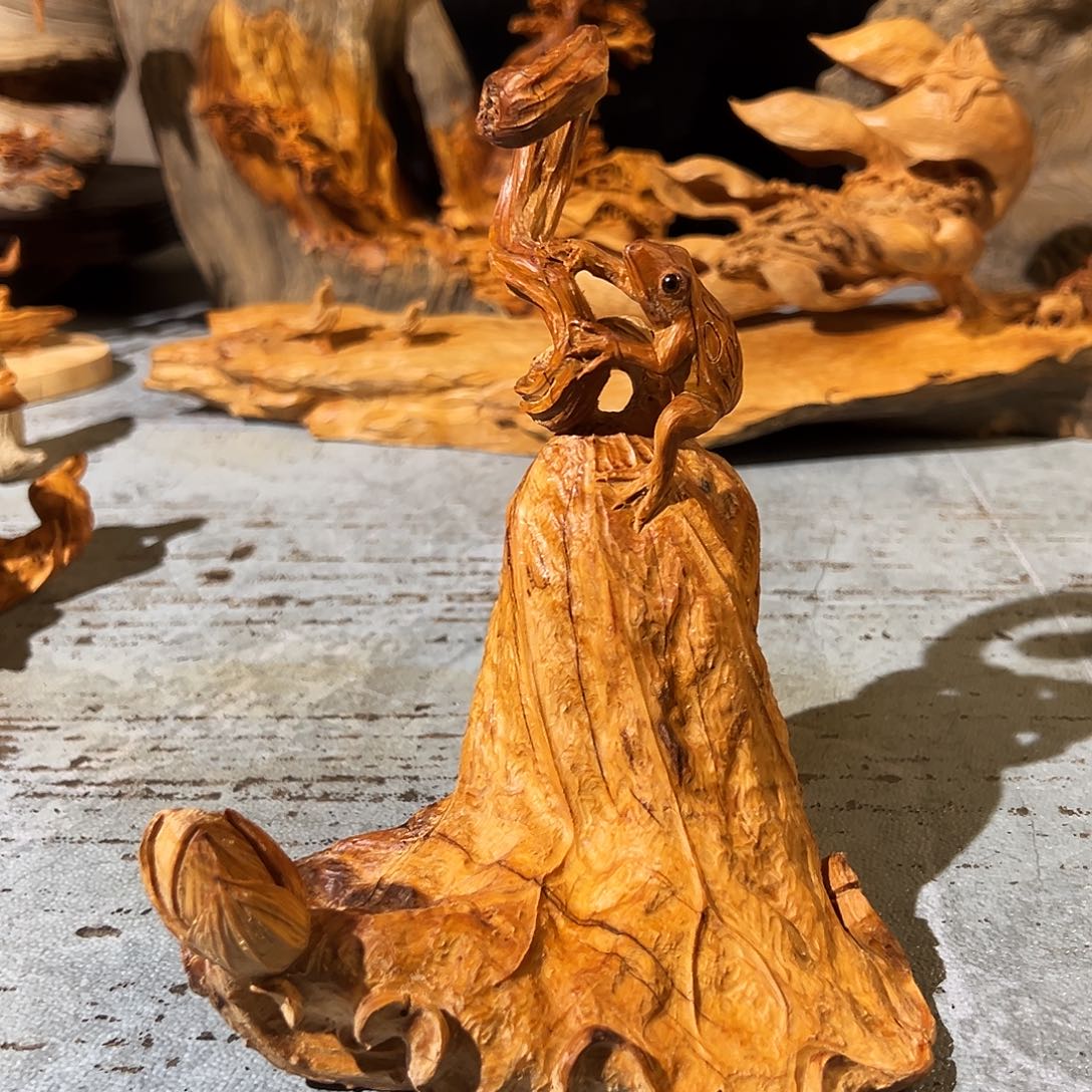 清***风柏木（崖柏）呱呱来财