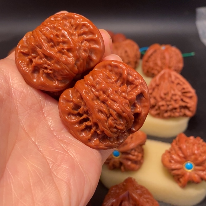 明***白核桃手串/手链工艺核桃