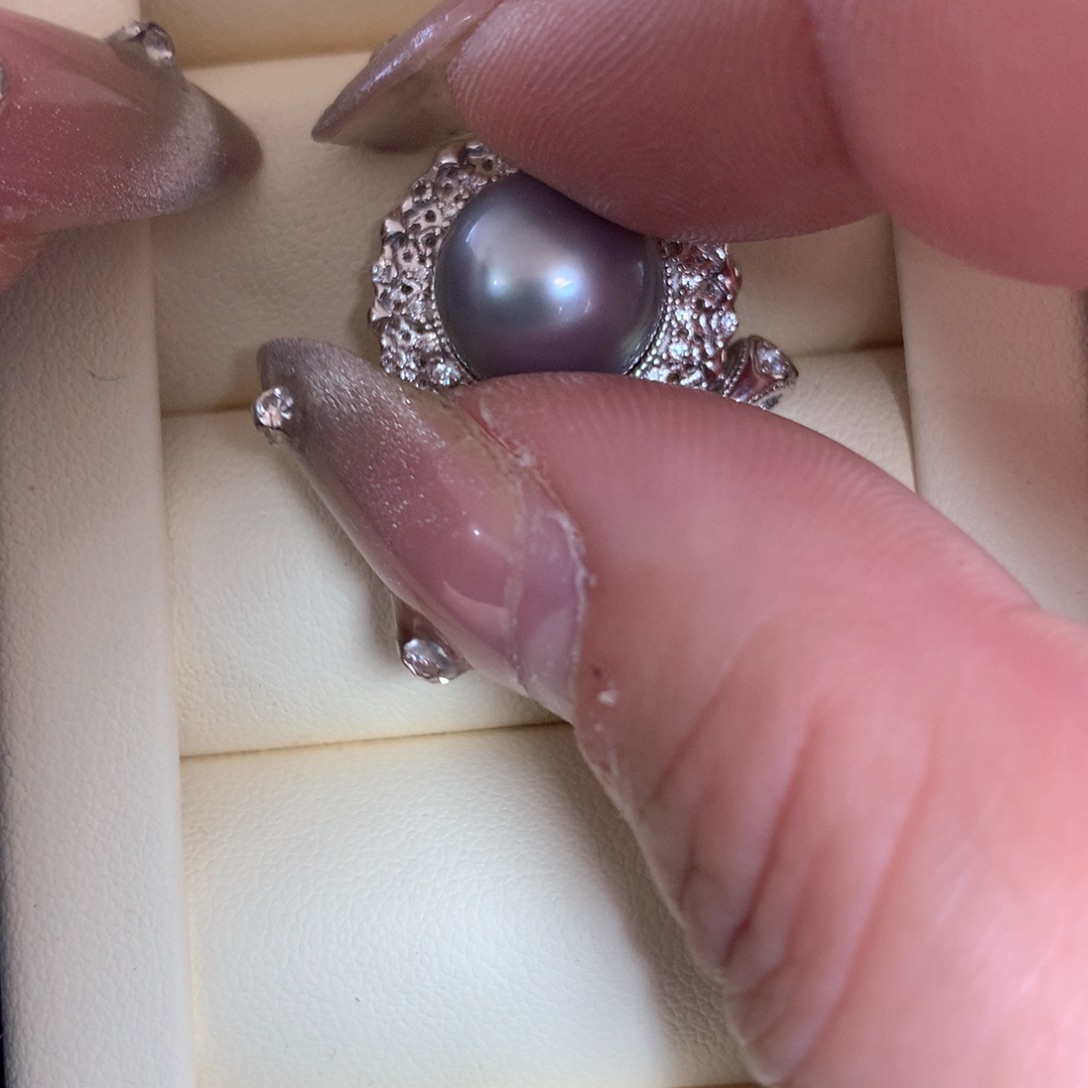 海水珍珠颈饰银S925镶嵌