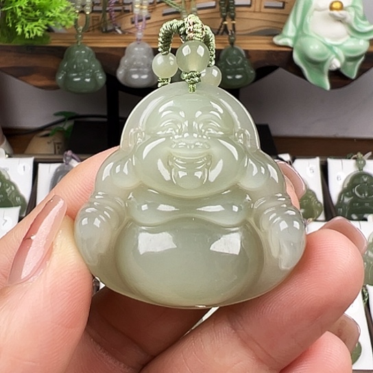 和田玉吊坠(赠链)未镶嵌