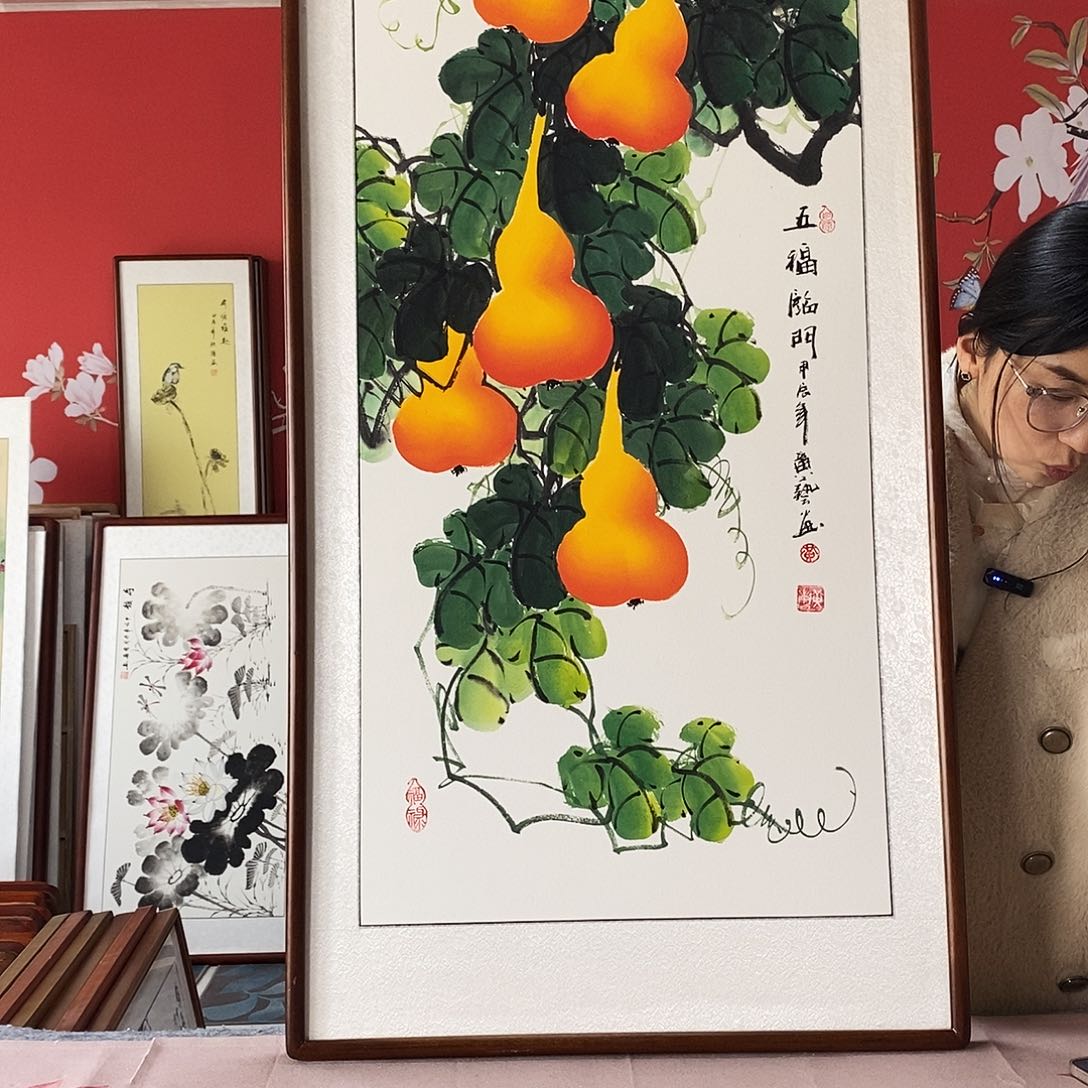 国画手写手绘国画作品