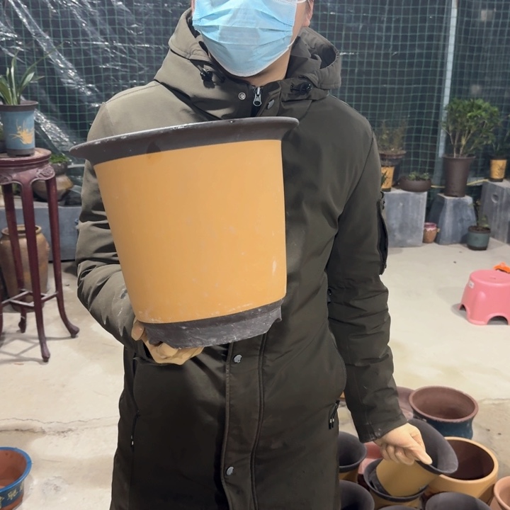 红陶紫砂花盆1111