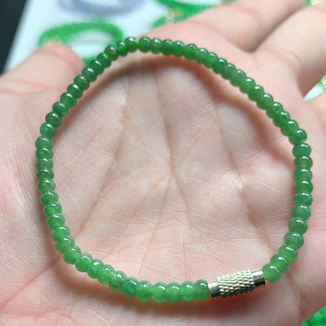 翡翠未镶嵌手链翡翠