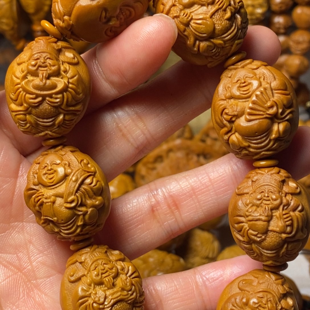 橄榄核手串/手链双面财弥