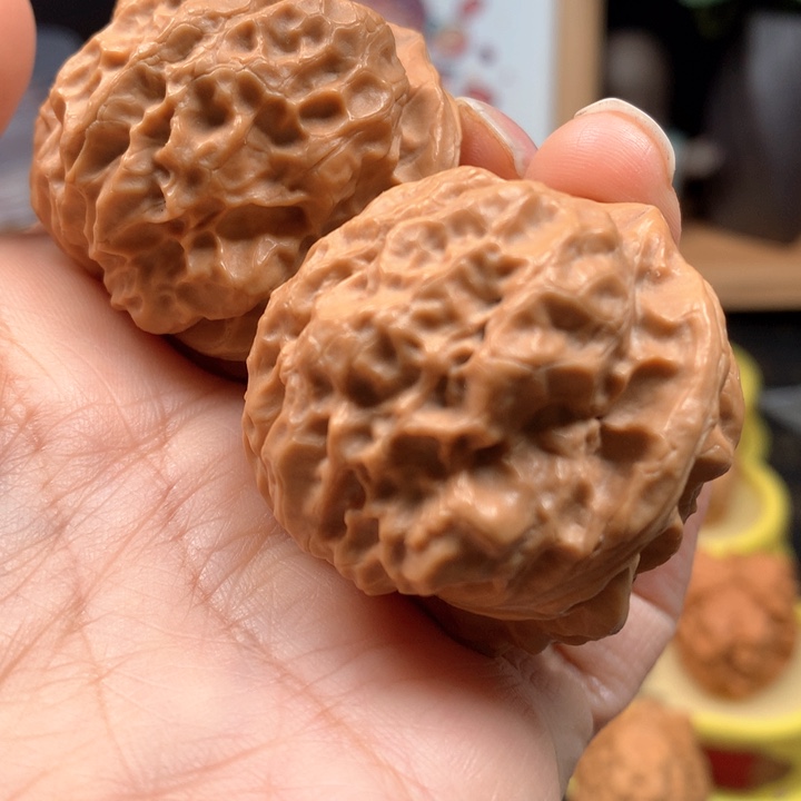 桃核把件龙鳞蛤蟆头43尺寸