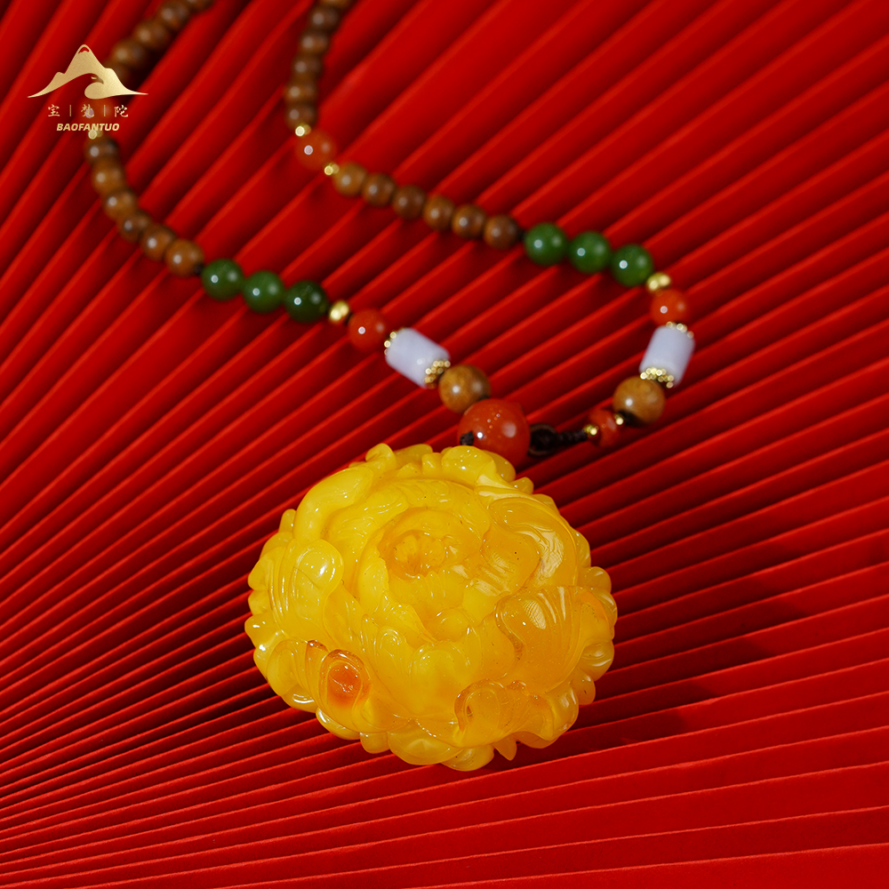 宝梵陀蜜蜡吊坠【扣肉推荐】1484