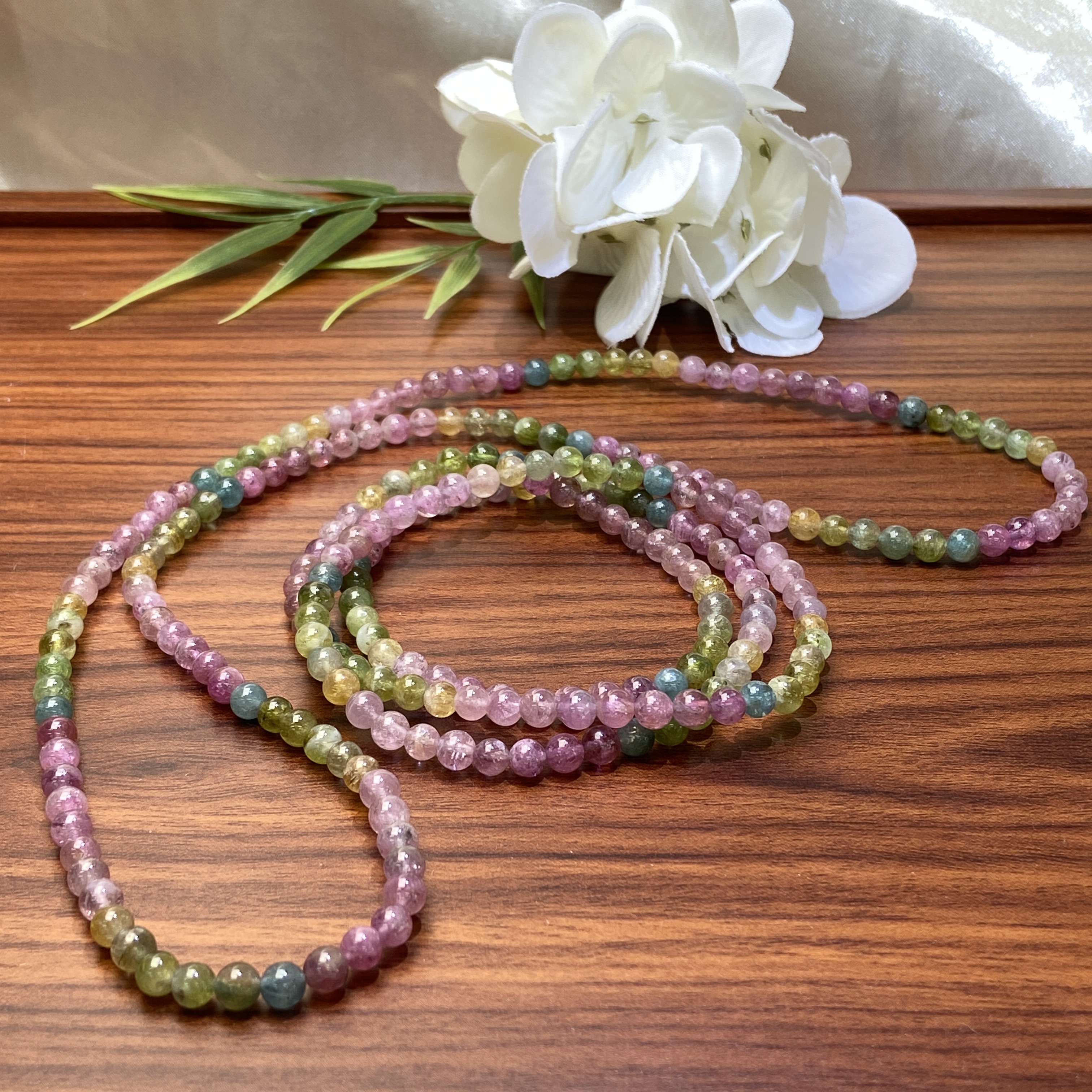 【星浩好物】碧玺多圈手串-QT144H523【多样性发一件】4.5mm+