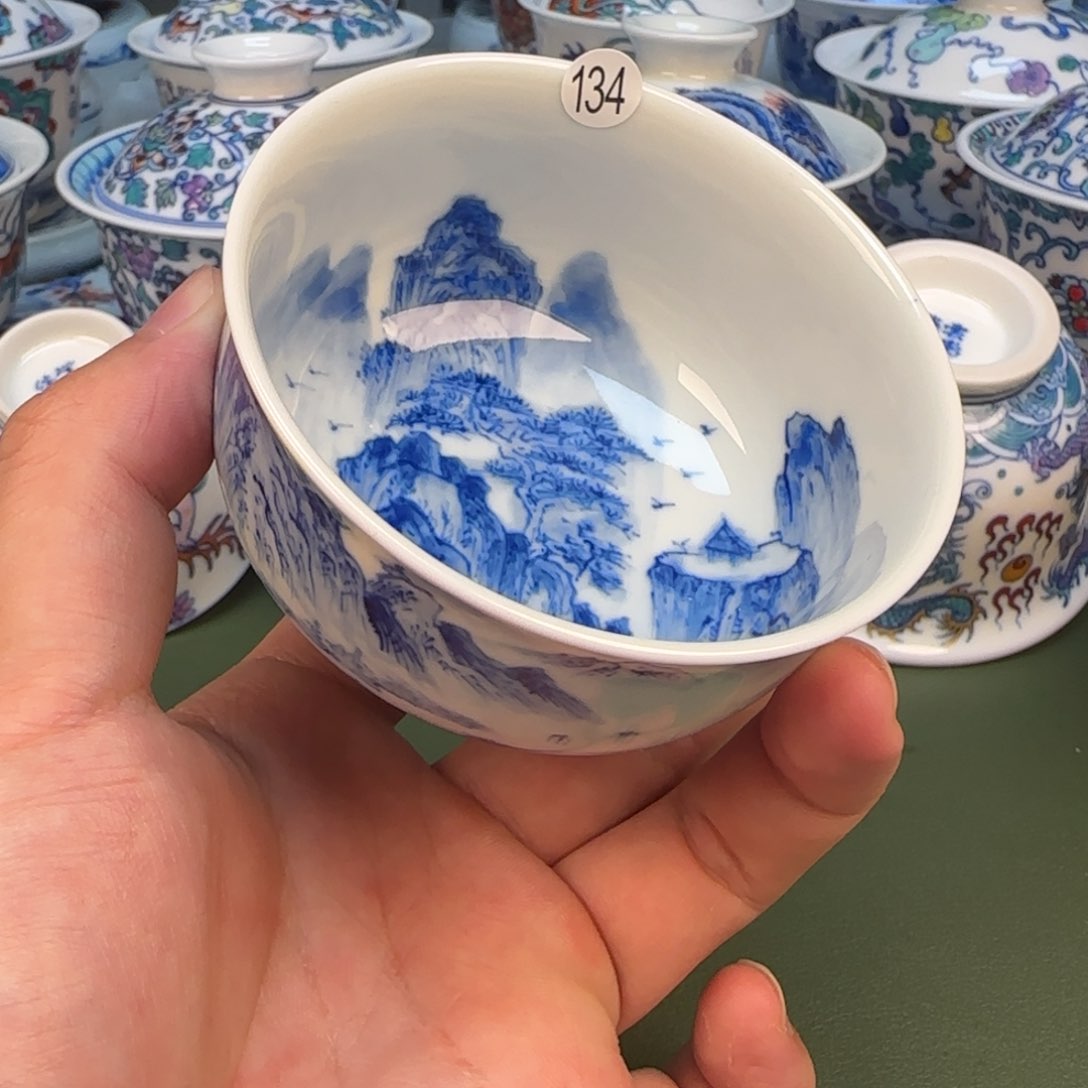 彦祖纯手工手绘茶具134