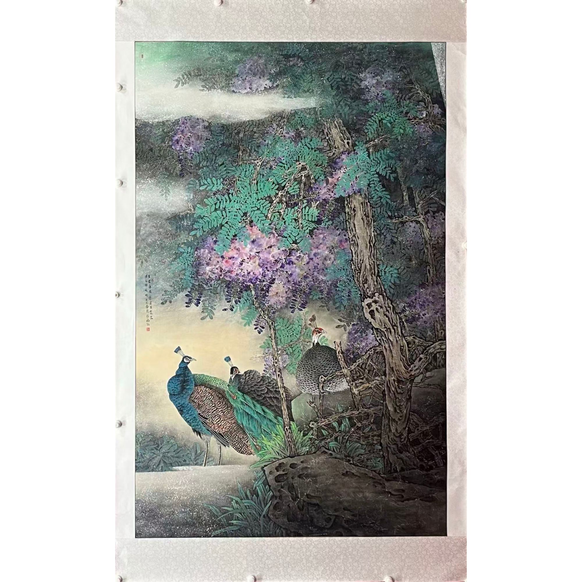 秦燕格国画手绘入书作品S12