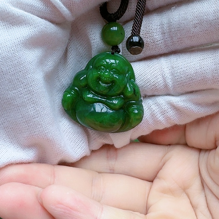 和田玉（碧玉）未镶嵌挂坠