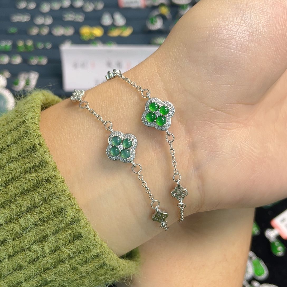 未镶嵌手链翡翠手链