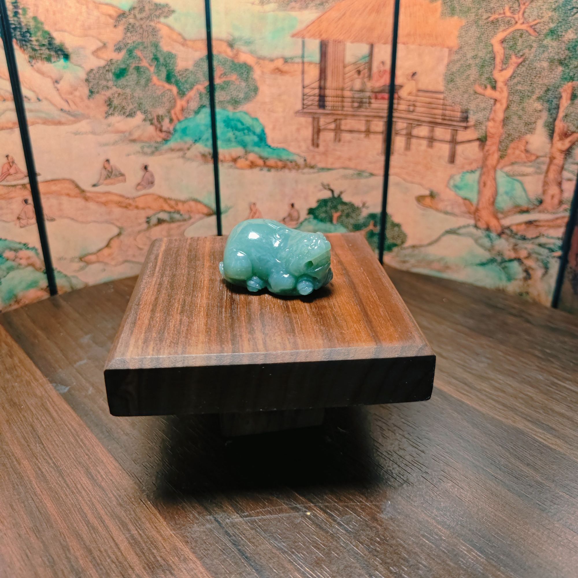 F和田玉貔貅吊坠0088