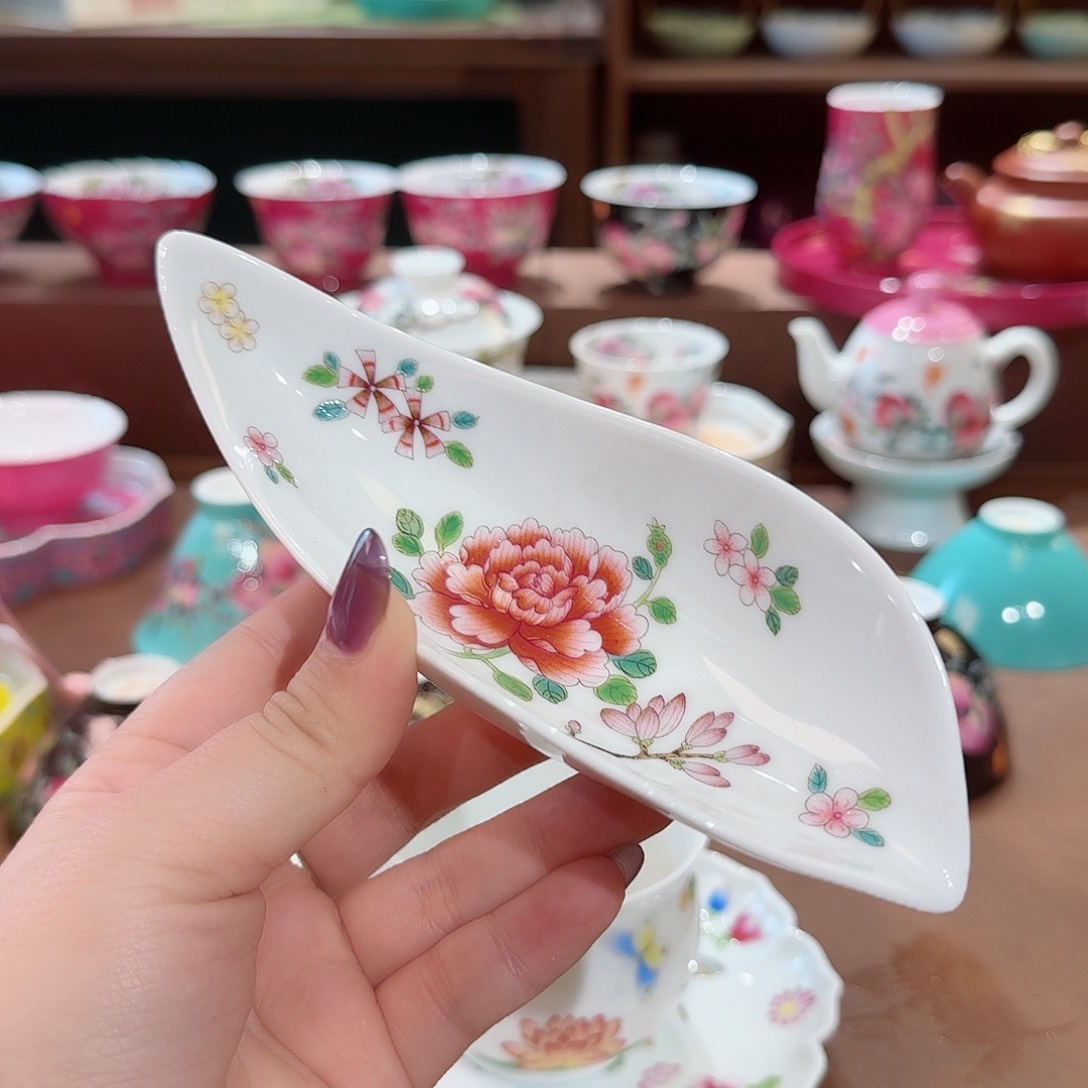 珐琅彩主人杯茶具套装