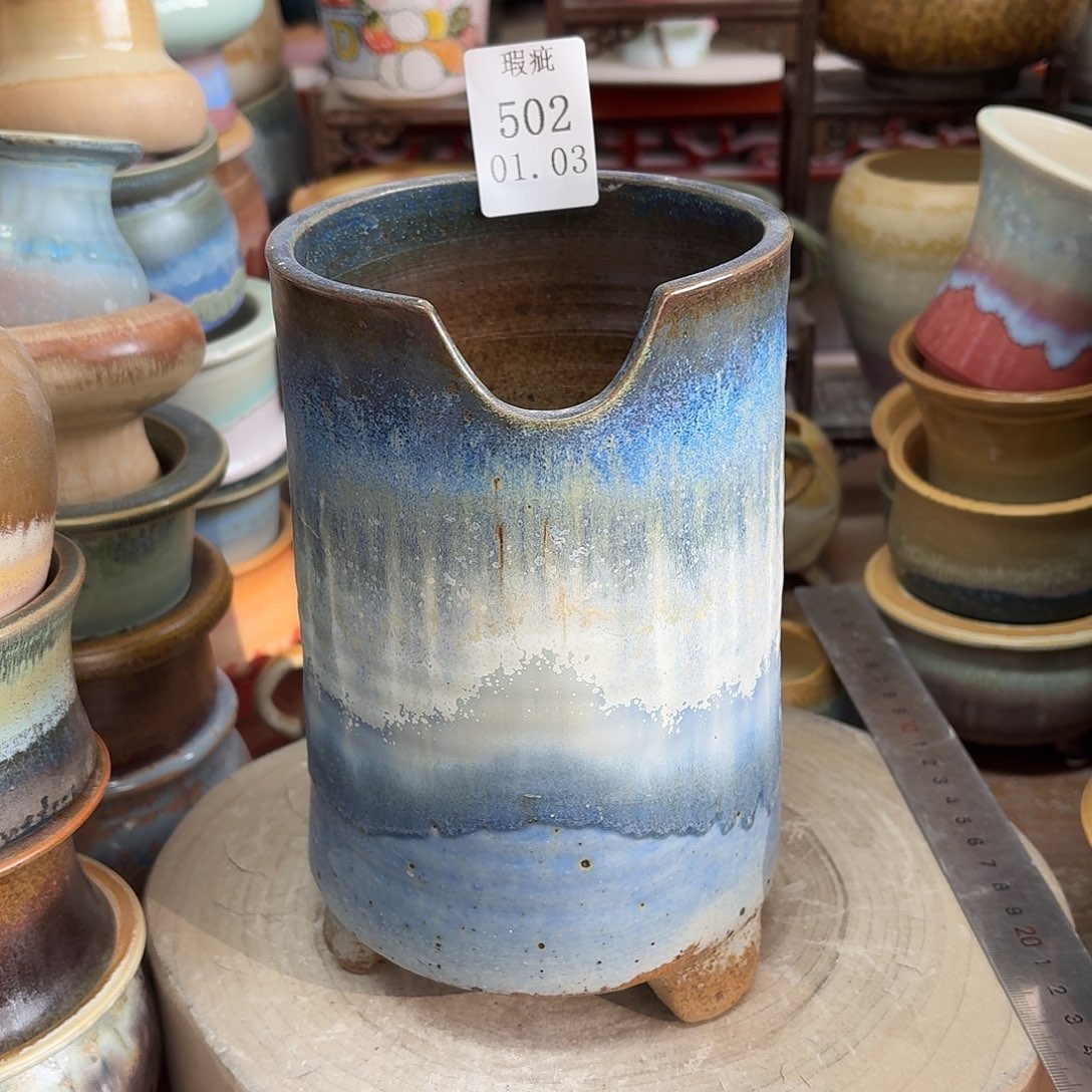 瓷片景德镇陶瓷手工制作口10高18