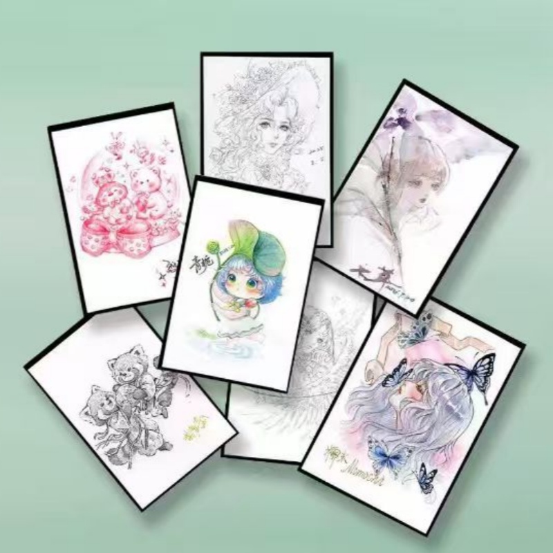 【玩法合集】WUPO艺术家手绘系列色纸第一弹收藏卡盲盒拆卡