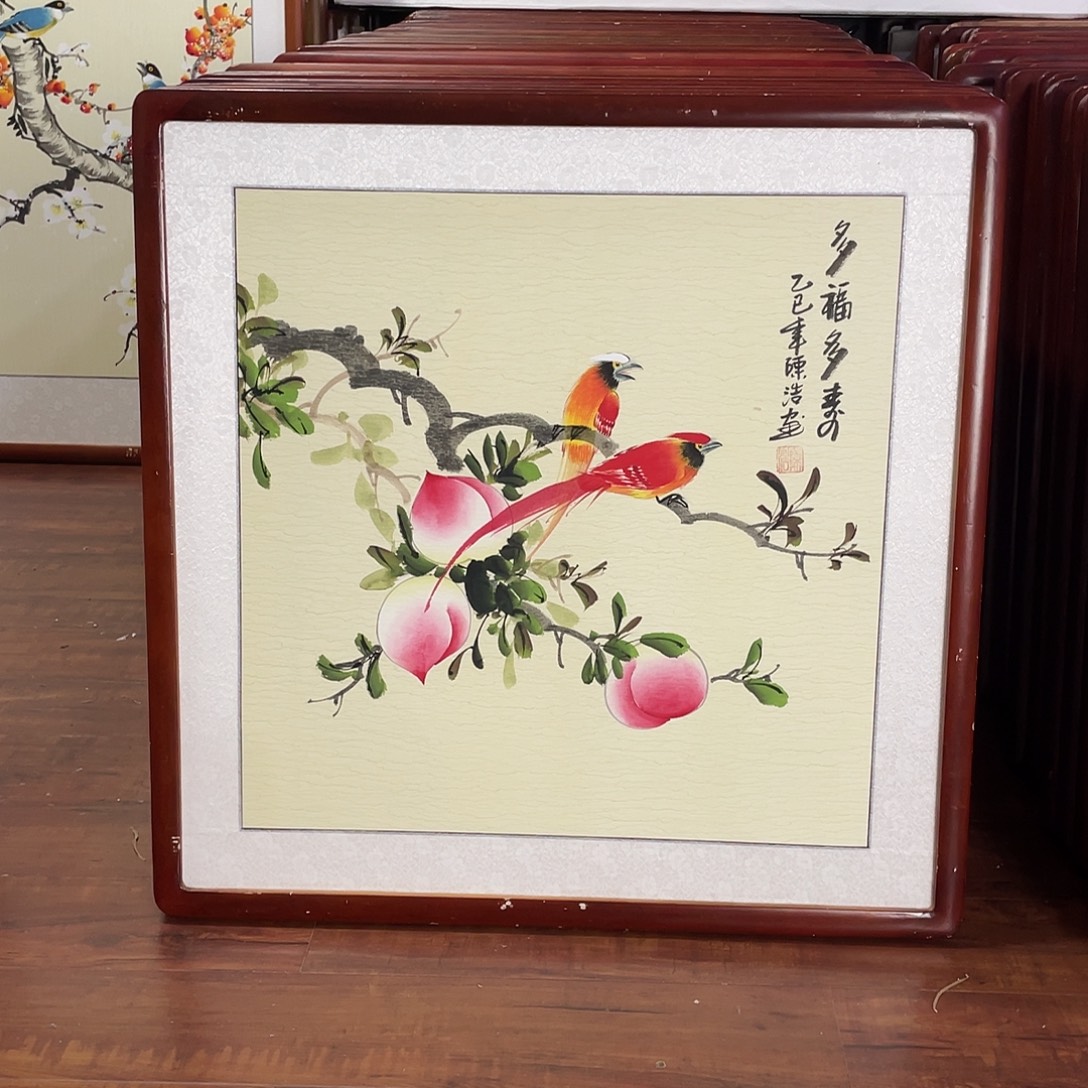 国画带框尺寸63*63厘米
