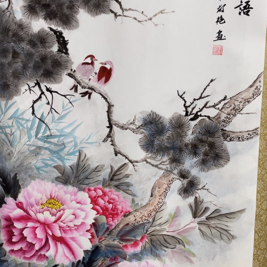 国画老师手笔手绘作品n
