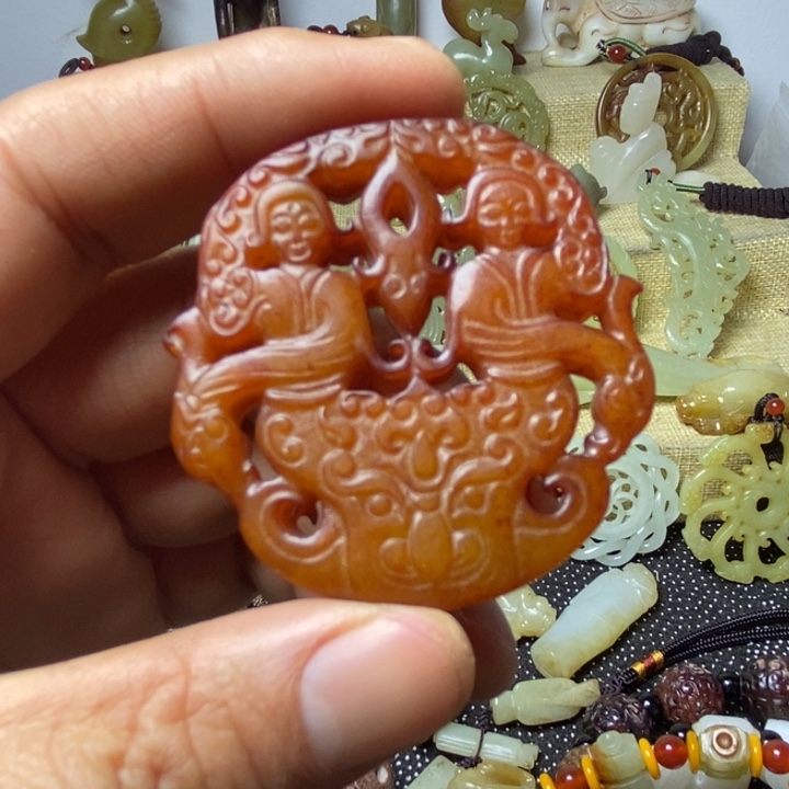 和田玉挂件未镶嵌