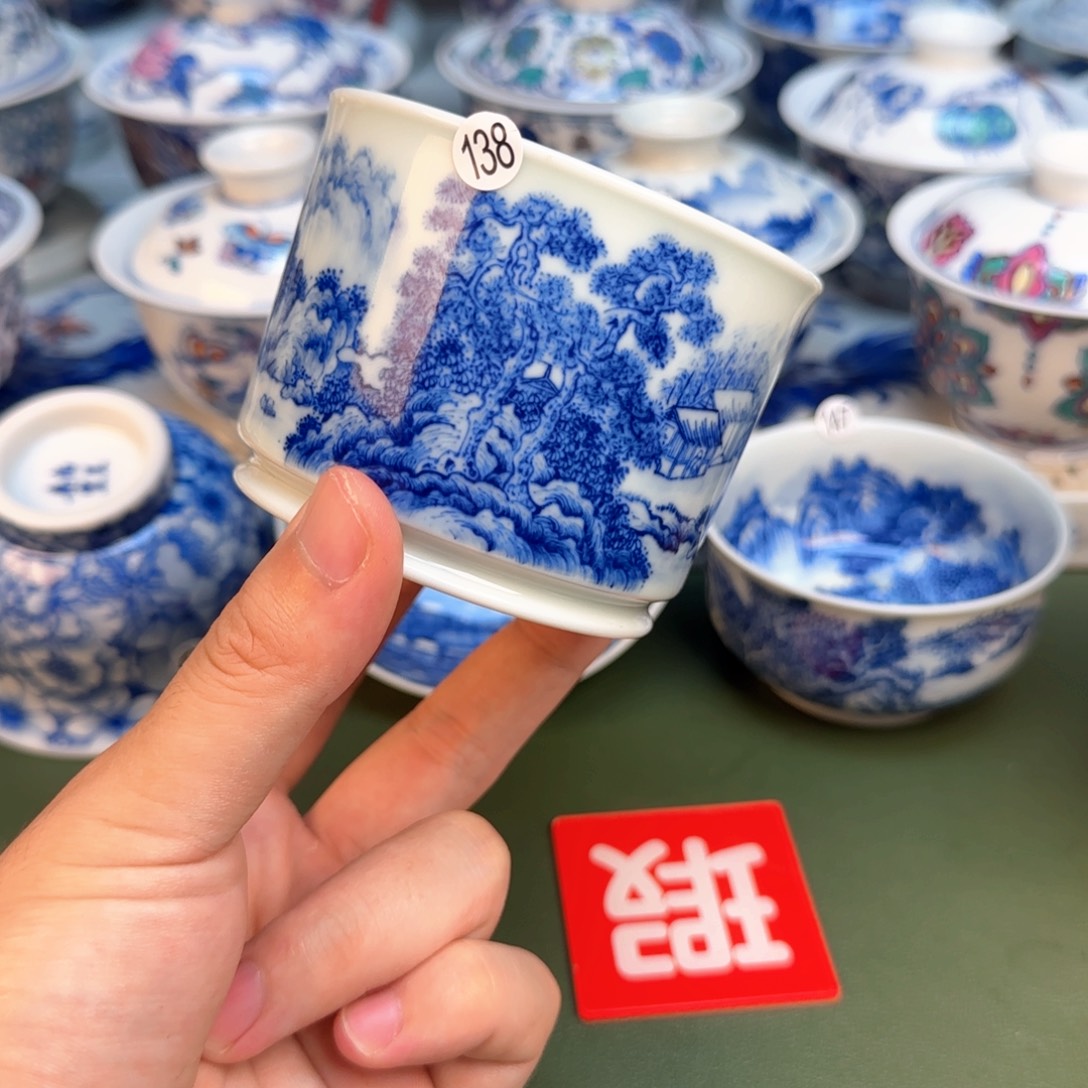 彦祖纯手工手绘茶具138