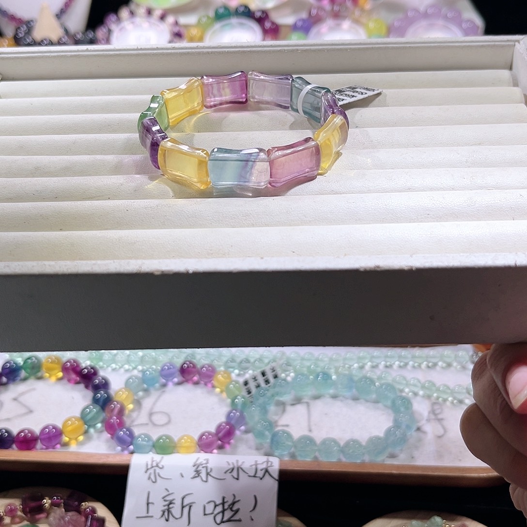 未镶嵌手链萤石手牌