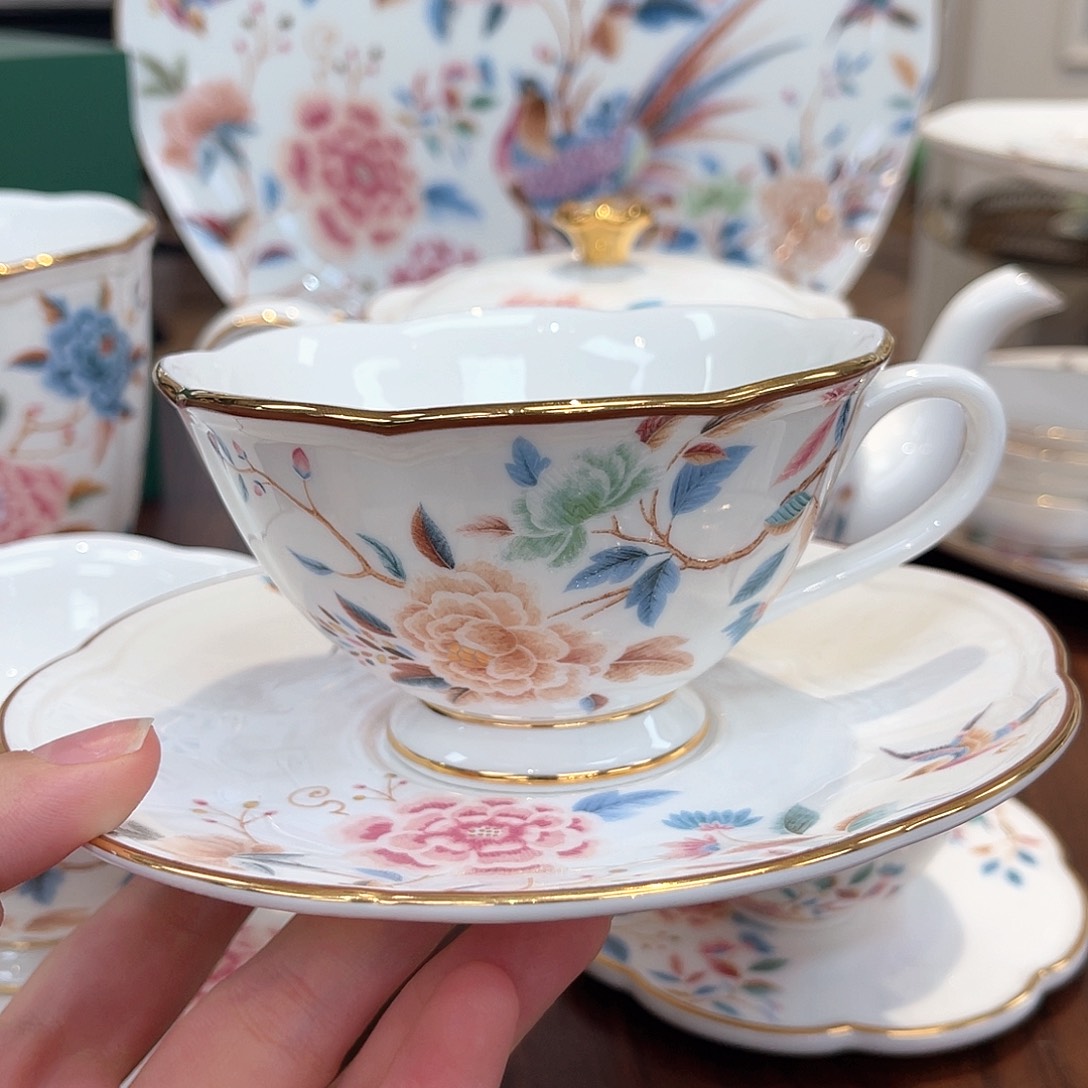 骨瓷咖啡杯碟—————-