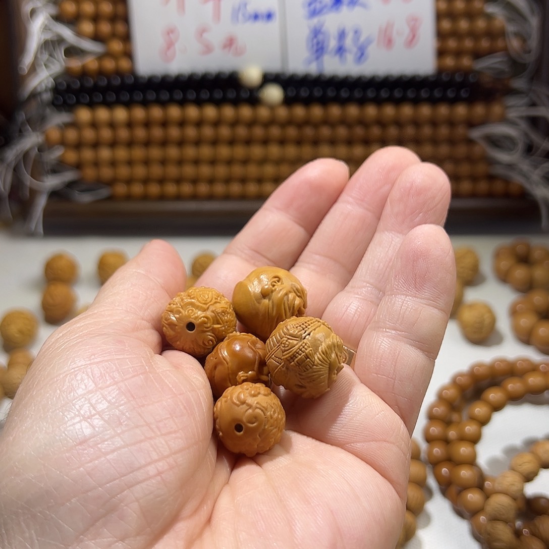 手串猴头核桃默认微瑕不退换单籽随机五颗