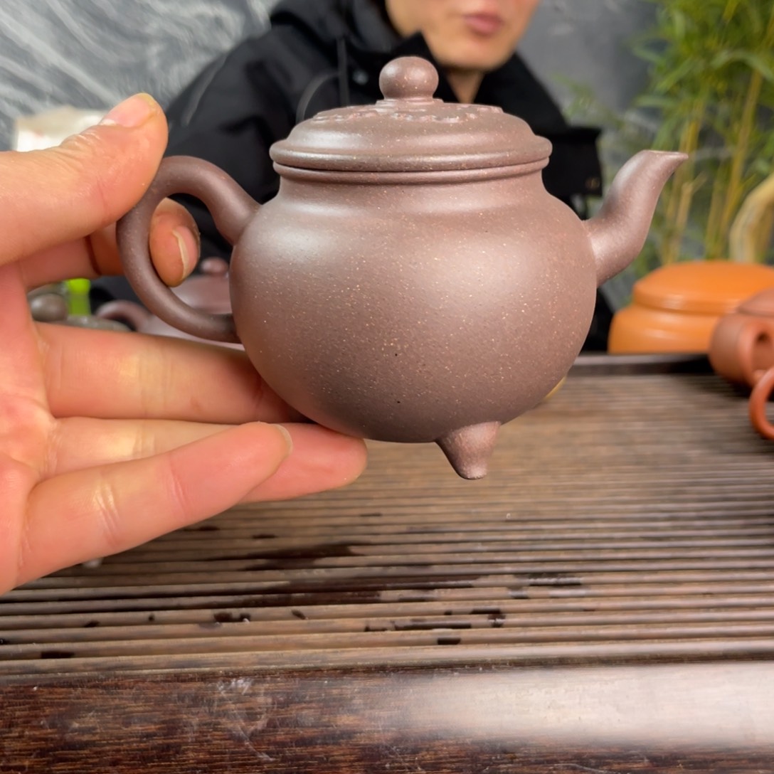 紫砂茶壶四底大彬如意电