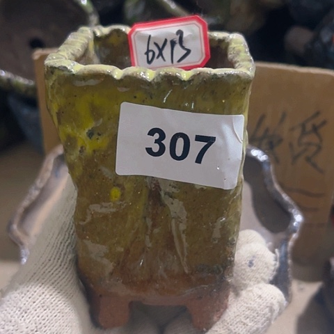 红陶粗陶花盆手工