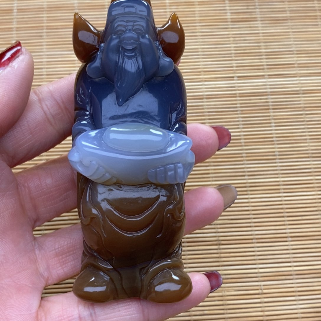 玛瑙/玉髓把件未镶嵌毛***饰