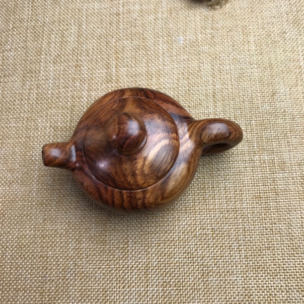 海南黄花梨老料迷你小扁壶钥匙挂件吊坠尺寸5.1/3.4/2.7重9.7克