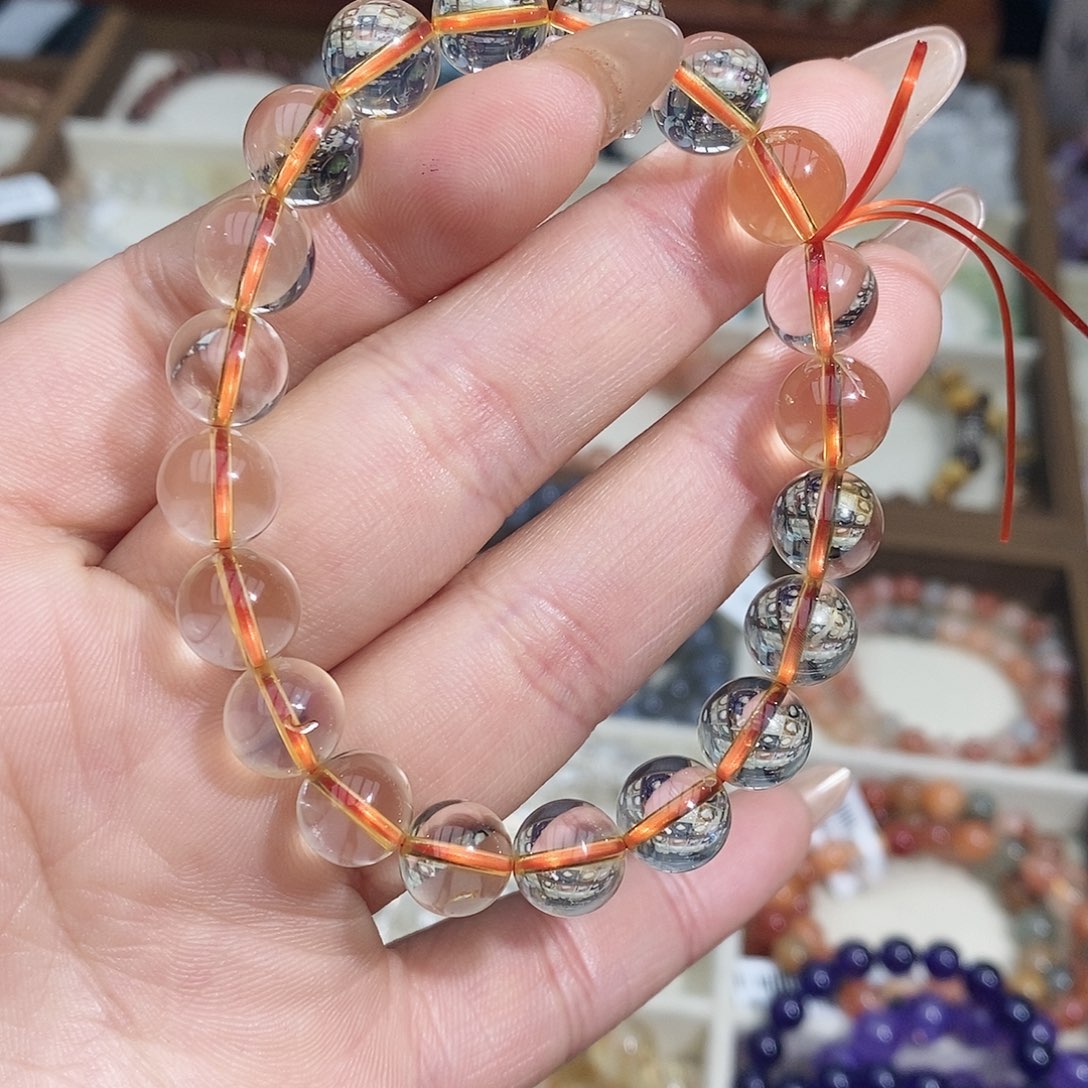 水晶手串未镶嵌黄水晶