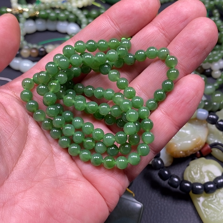 和田玉未镶嵌套链