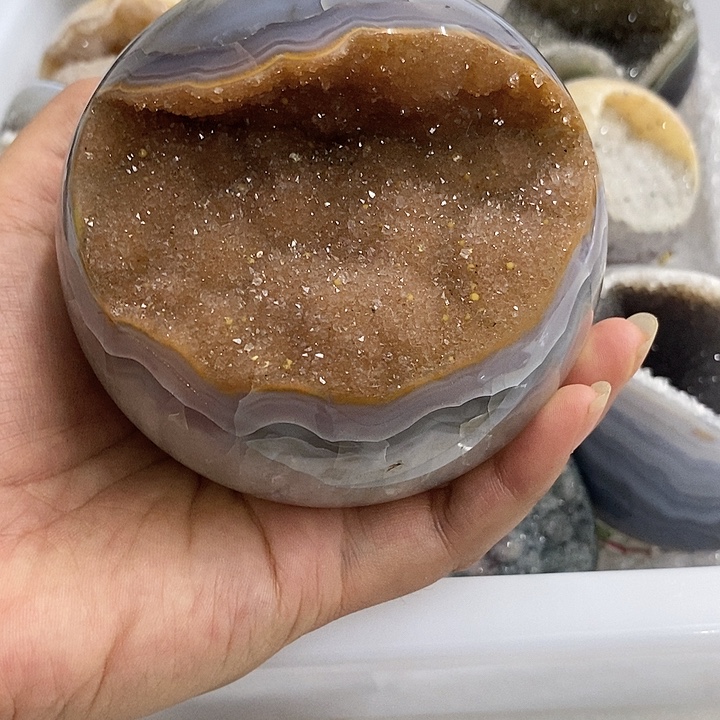 紫晶珠宝半成品未镶嵌