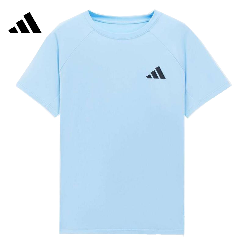 【滔搏联动】adidas阿迪达斯大童SSTUNISEX针织无领短T恤KG3136