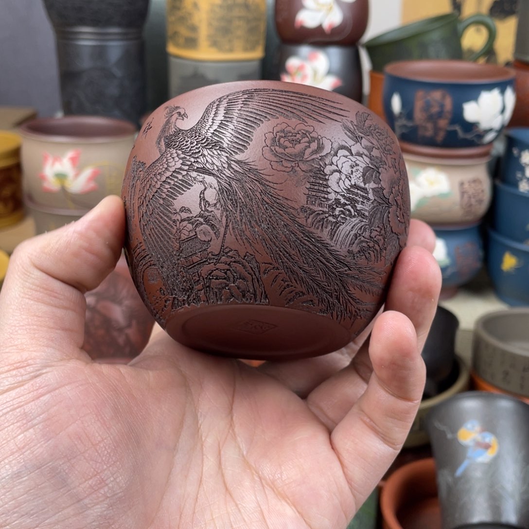 紫砂茶杯紫砂茶杯