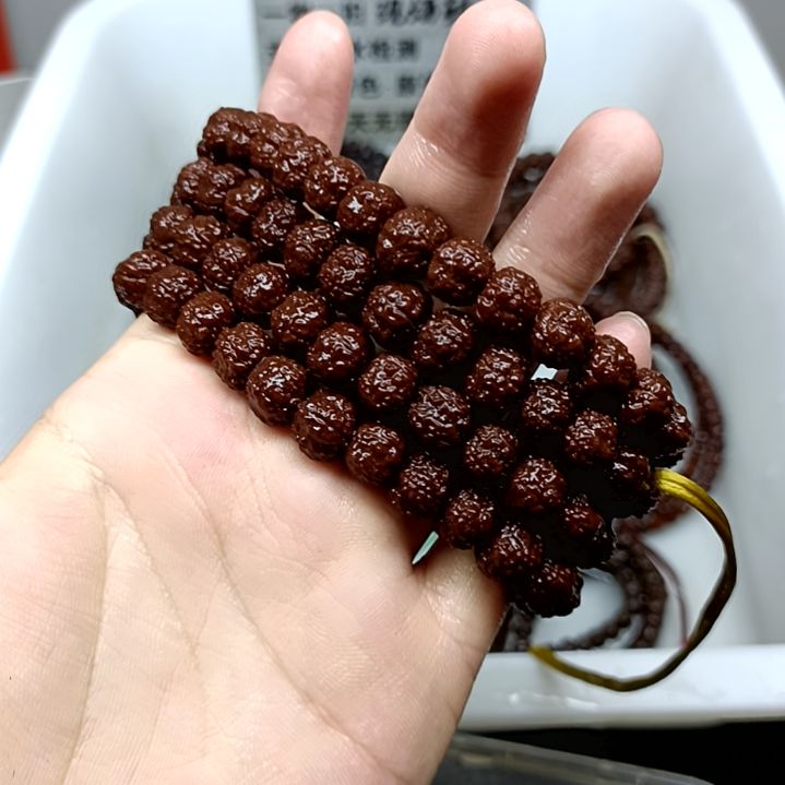 金刚菩提吊坠原生态平头细纹小金刚108精挑去黄尺寸9+10+11+