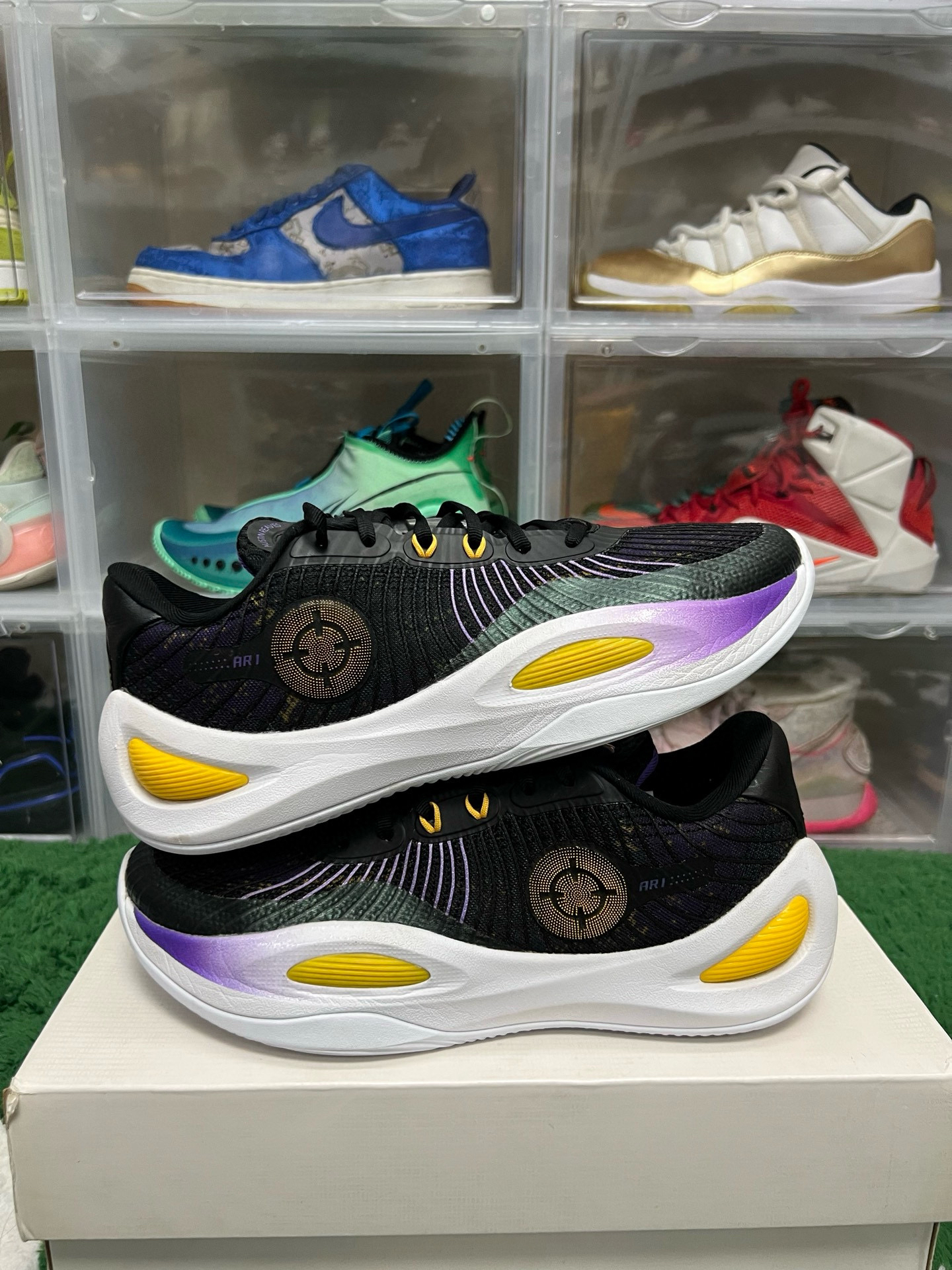 95新 maje 43码/里弗斯1v2破茧篮球鞋/二手正品/穿几次
