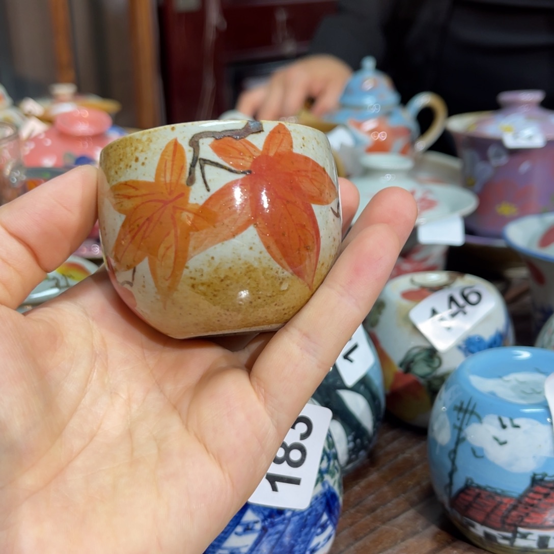 橙****壶素浅陶瓷手工手绘